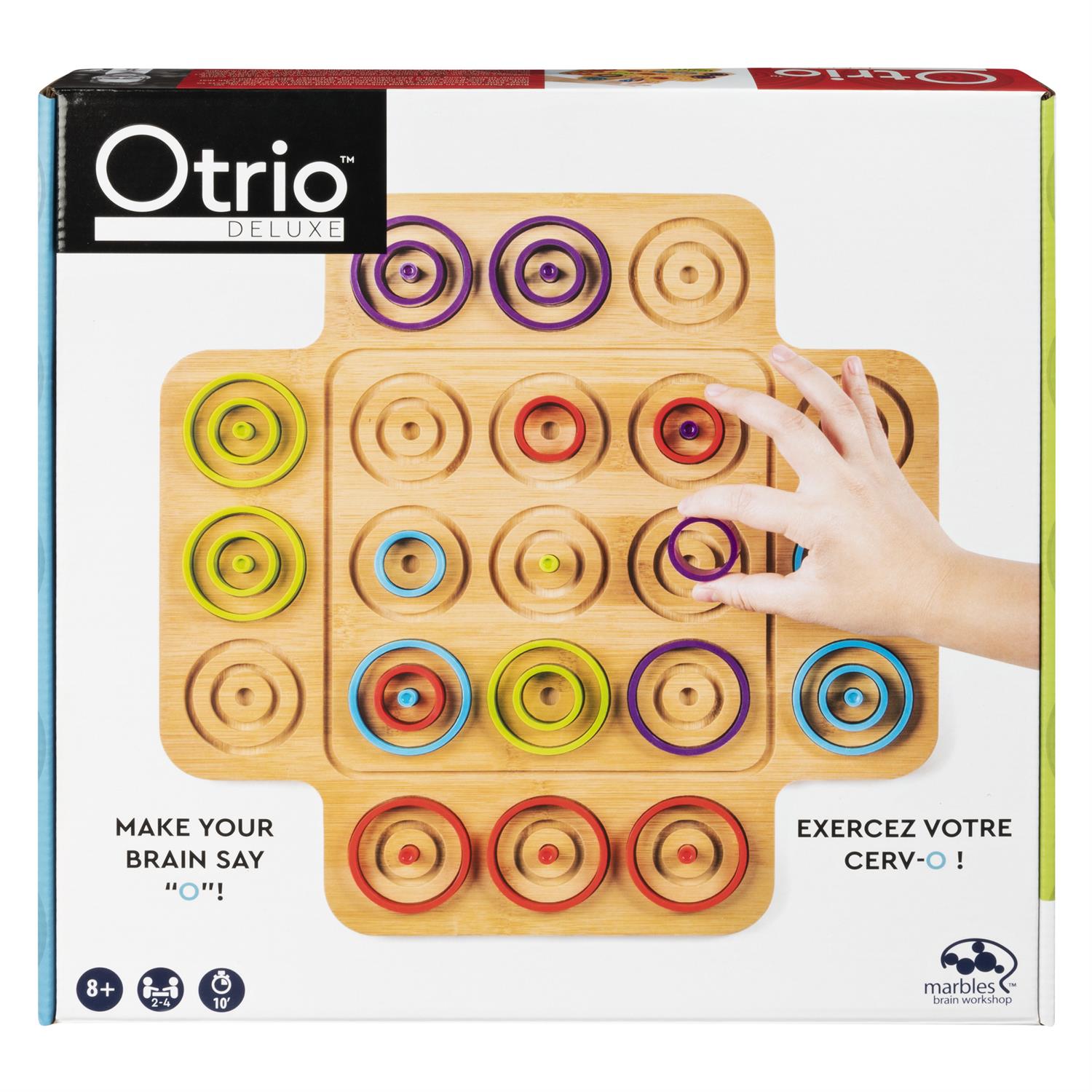 Game Otrio Wood Version - A Strategy Based Board Game by Homeportonline