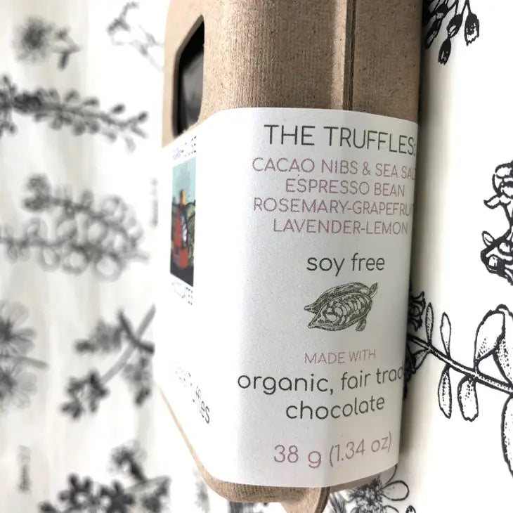 4 Piece Dark Chocolate Truffle Medley
