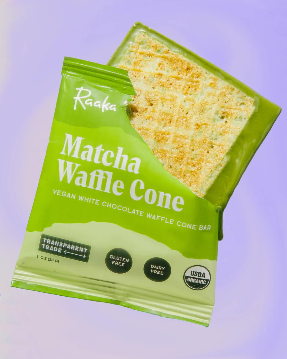 Matcha White Chocolate Waffle Cone Bar