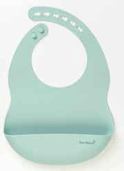 Nordic Solid Color Silicone Bib