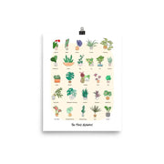 The Plant Alphabet Art Print