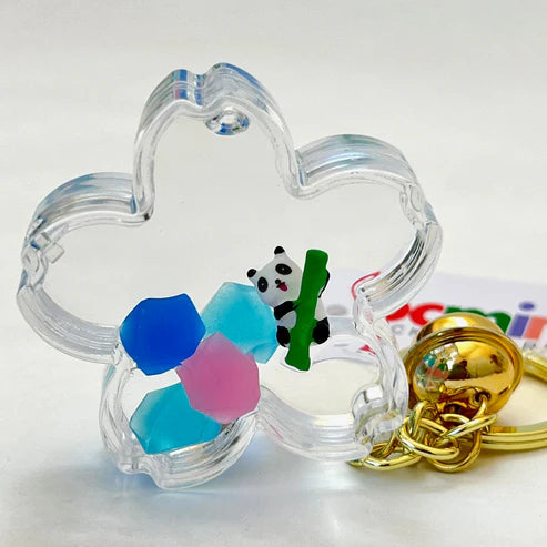 Keychain Charm Panda & Bamboo Floaty in Various Containers - Sold Individually by Homeportonline