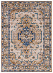 Rug Washable Julian Ivory and Gold 5ft x 7ft by Homeportonline
