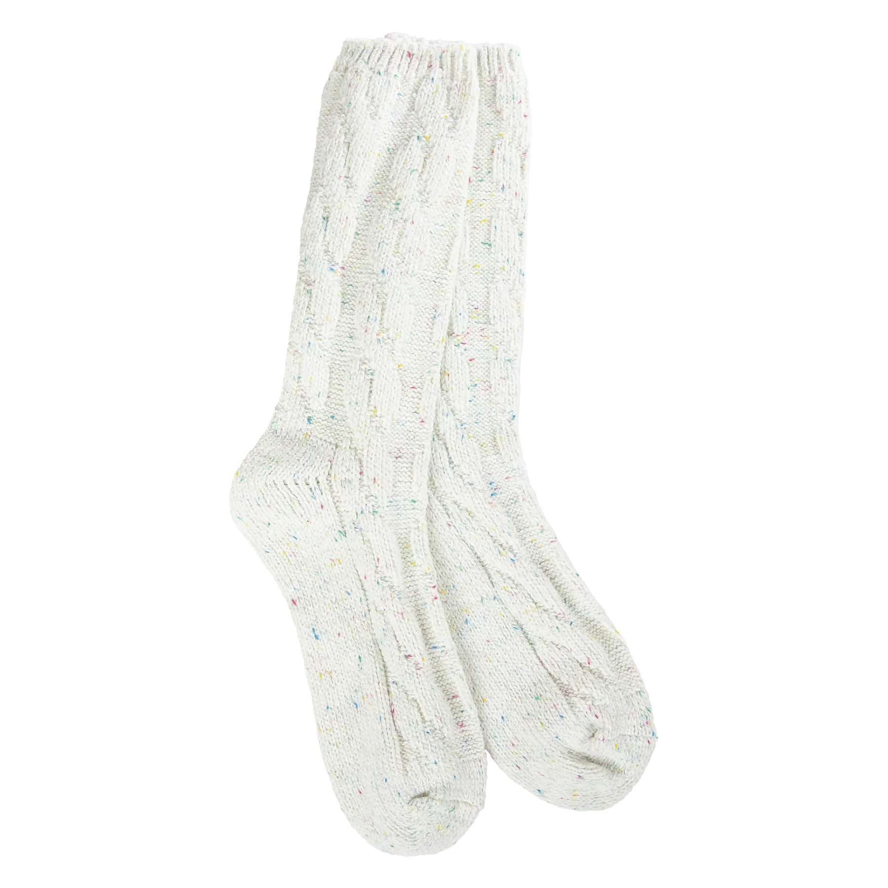 Socks - Ragg Cable Crew OS Vanilla Confetti by Homeportonline