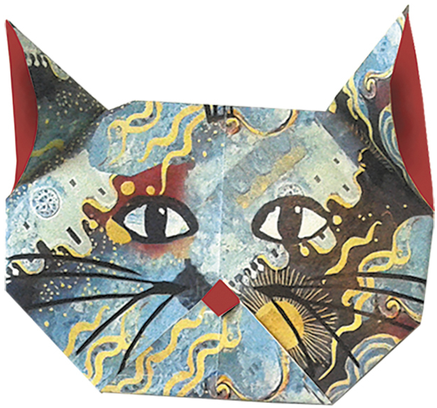 Art Origami 15cm x 15cm Rosina Wachtmeister Cats by Homeportonline
