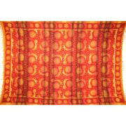 Tapestry Twin Size Overprint Madras Celestial Yellow by Homeportonline