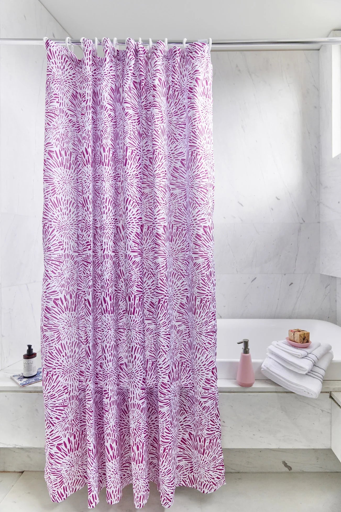 Shower Curtain - Dandelion - Orchid by Homeportonline