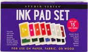 Art Center Ink Pad Set Of Fifteen Colors by Homeportonline