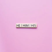 Sale!He/Him/His Pronoun Pin