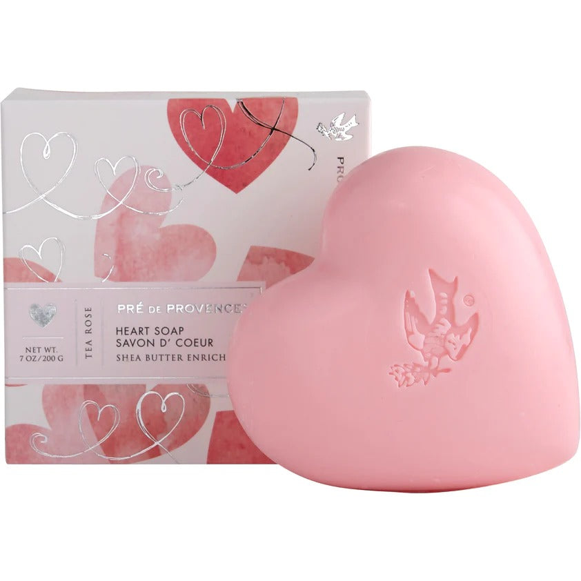 Heart Soap - Tea Rose by Homeportonline