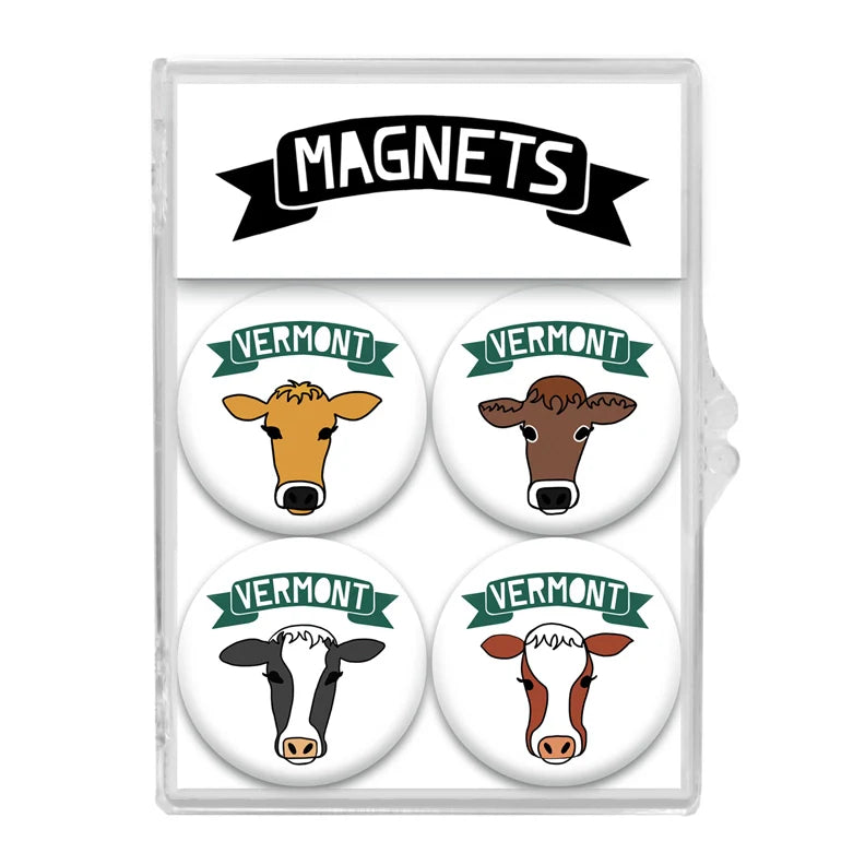 Vermont Cow Magnet Set