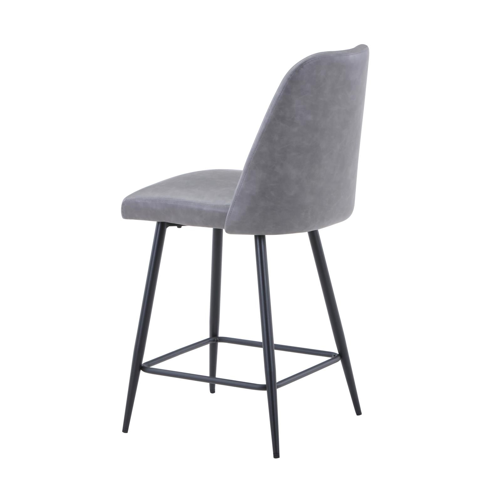 Maddox Counter Stool Grey by Homeportonline