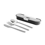 Utensils - Travel Case with Stainless Steel Utensils (4 Piece Set) by Homeportonline