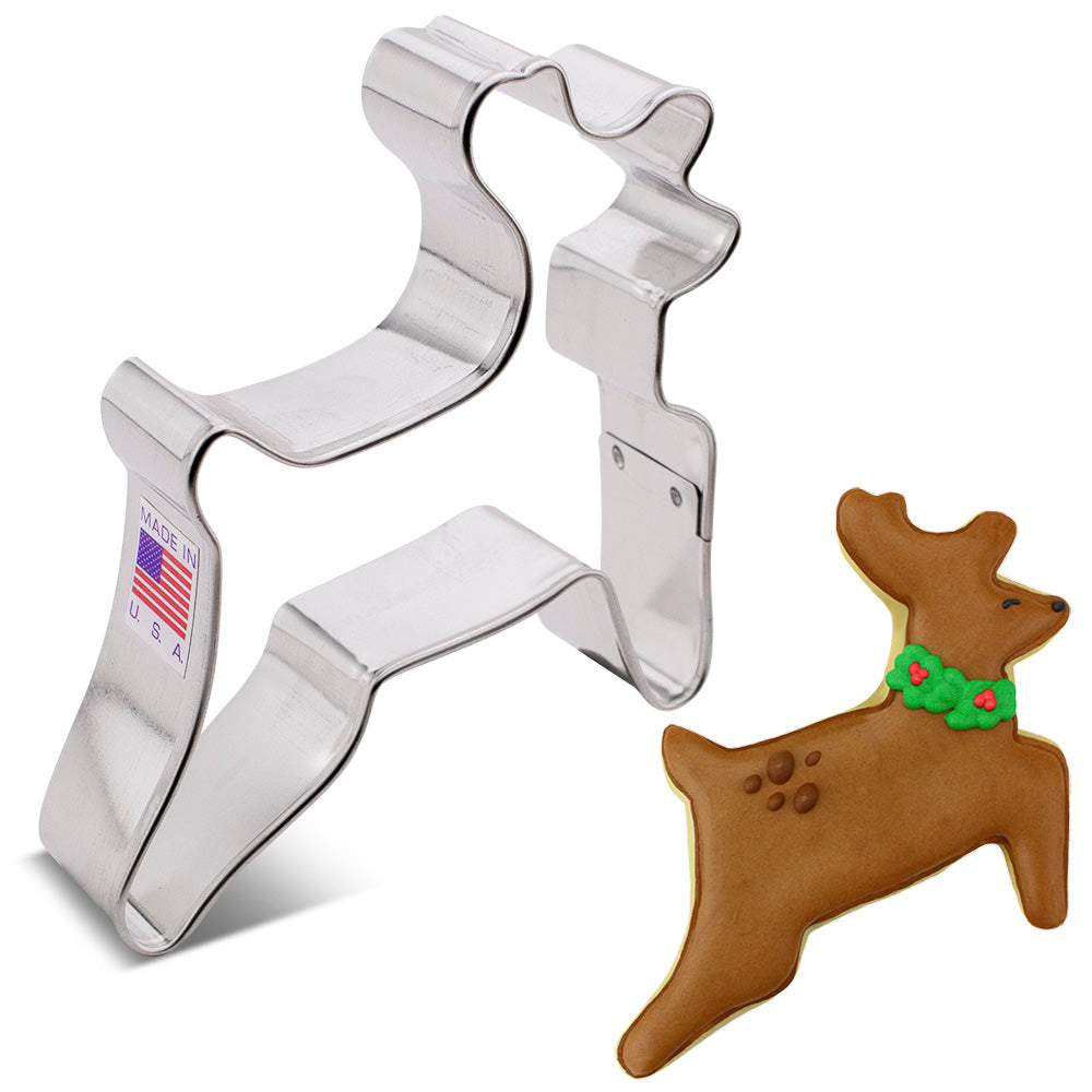 Cookie Cutter - Leaping Reindeer by Homeportonline