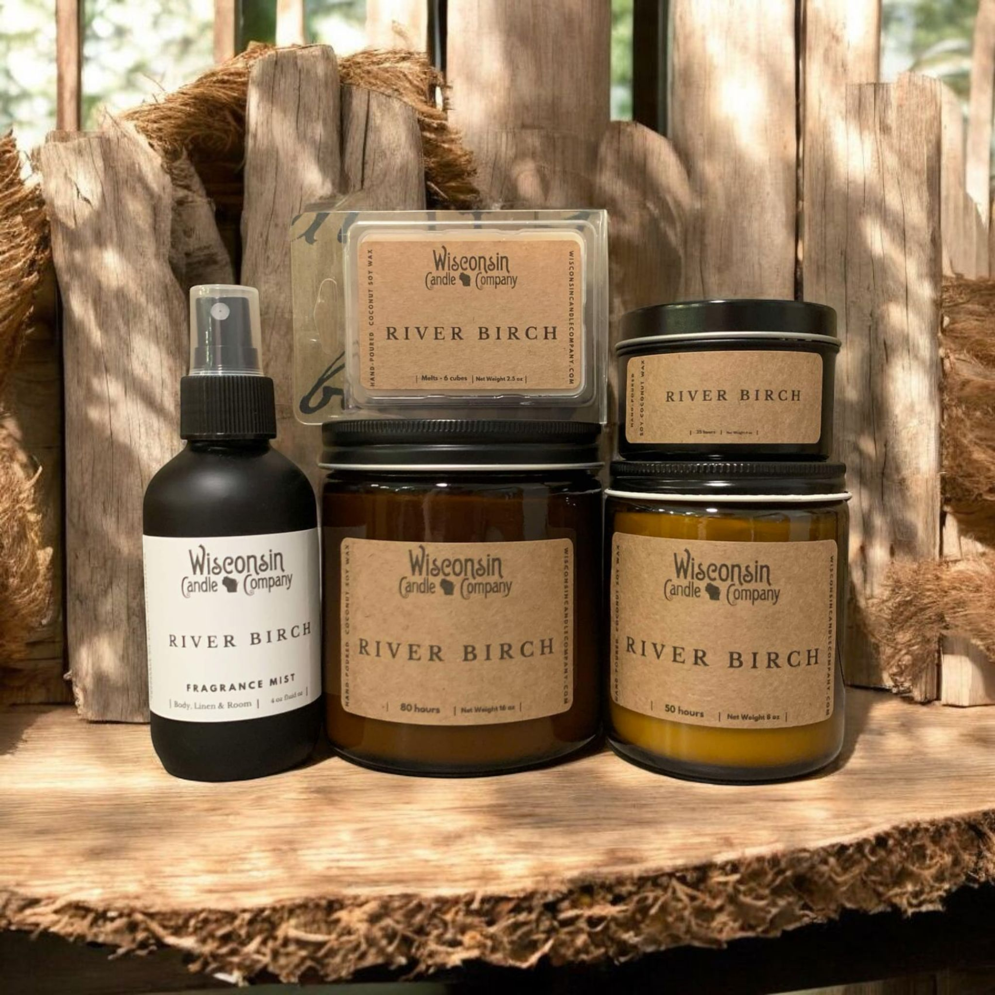 Wisconsin Candle Company - River Birch: 8 oz Jar by SidePony Boutique