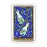 Drink More Water Tarot Card Sticker by Wild Lark