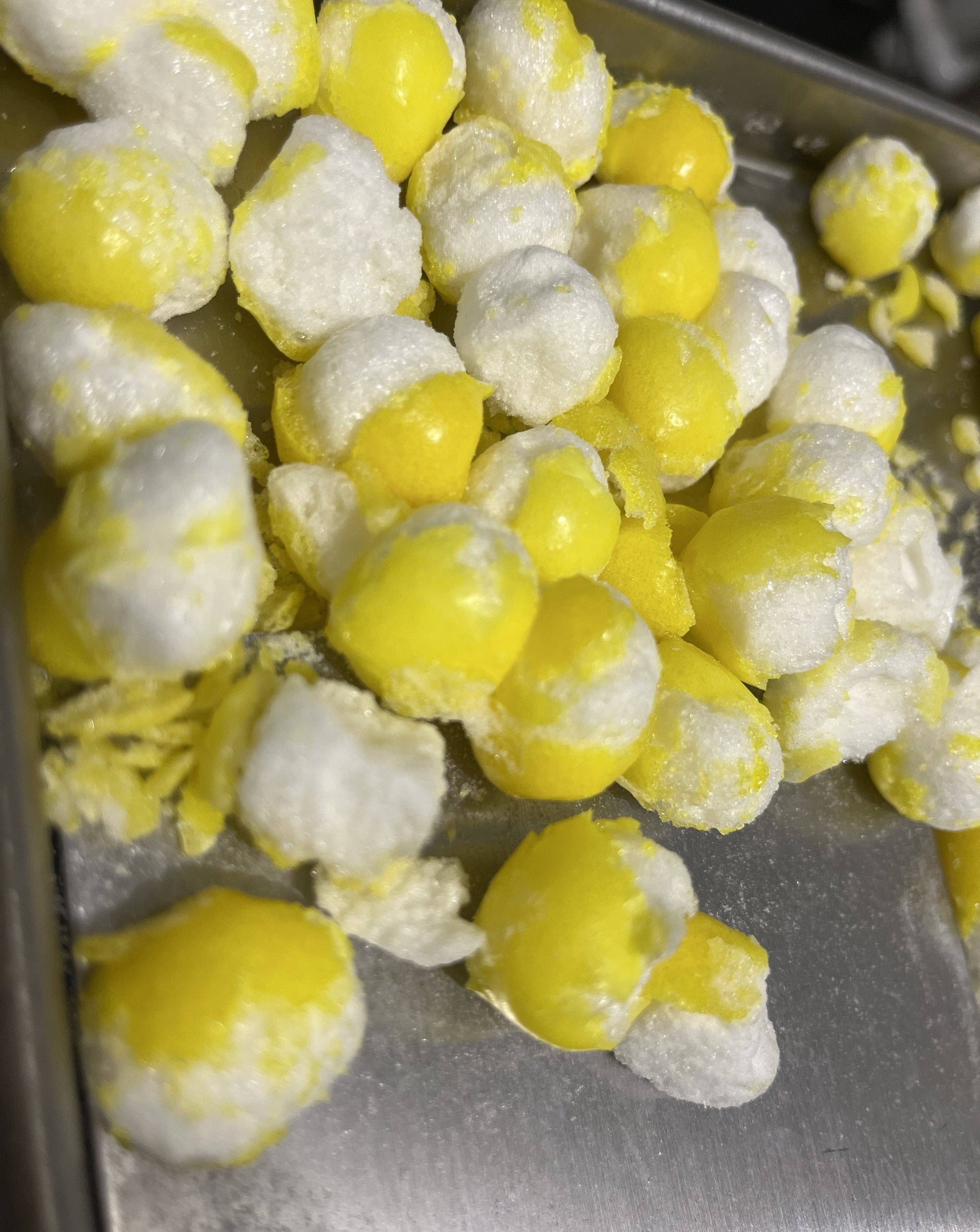 Freeze Dried Candy - Pucker Up Poofs a lemony freeze dried treat by SidePony Boutique