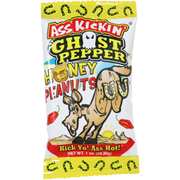 Ass Kickin’ Ghost Pepper Honey Peanuts 1 oz. Bag by Homeportonline