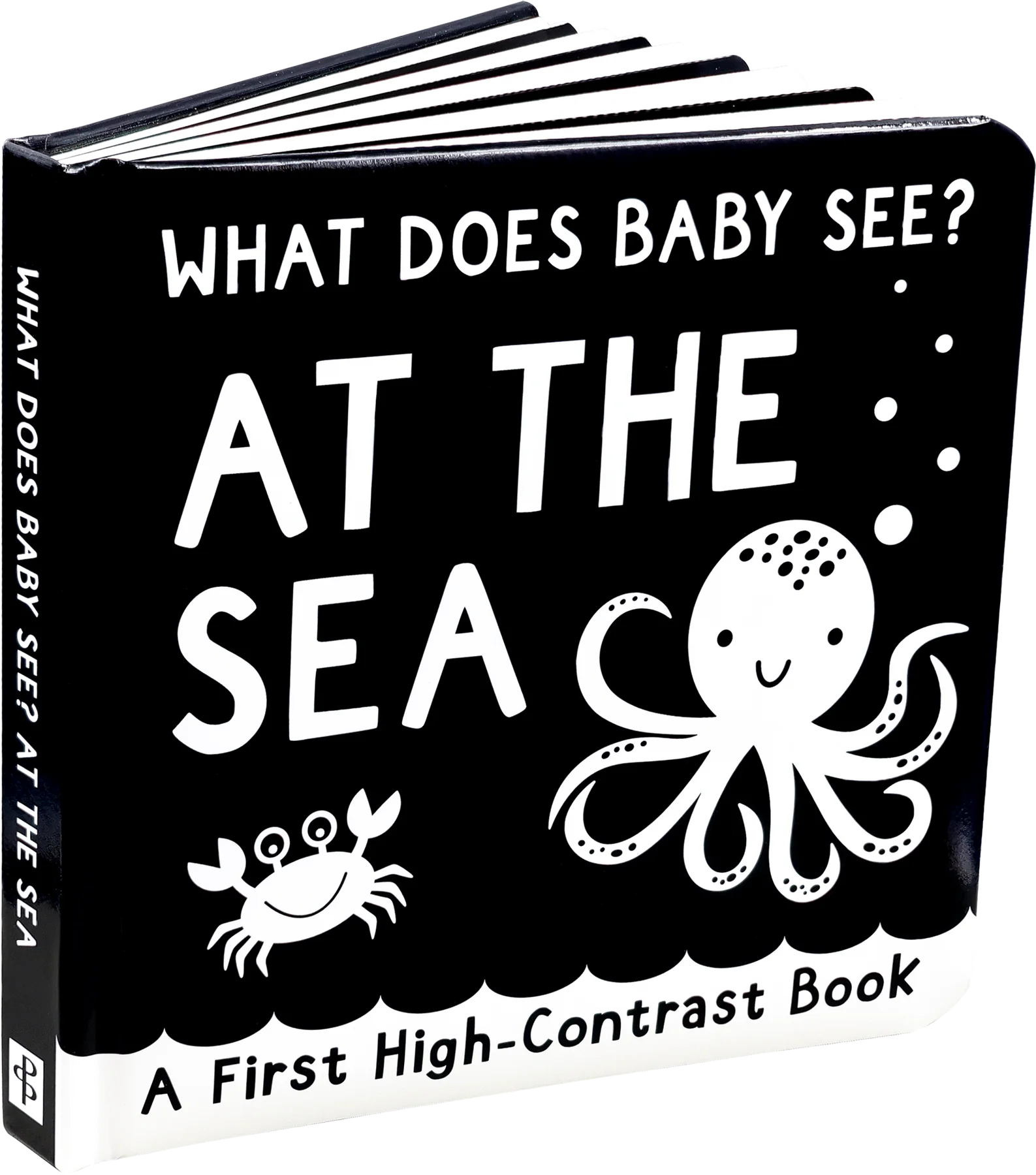 First Board Book High Contrast What Does Baby See? At The Sea by Homeportonline