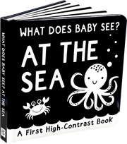 First Board Book High Contrast What Does Baby See? At The Sea by Homeportonline