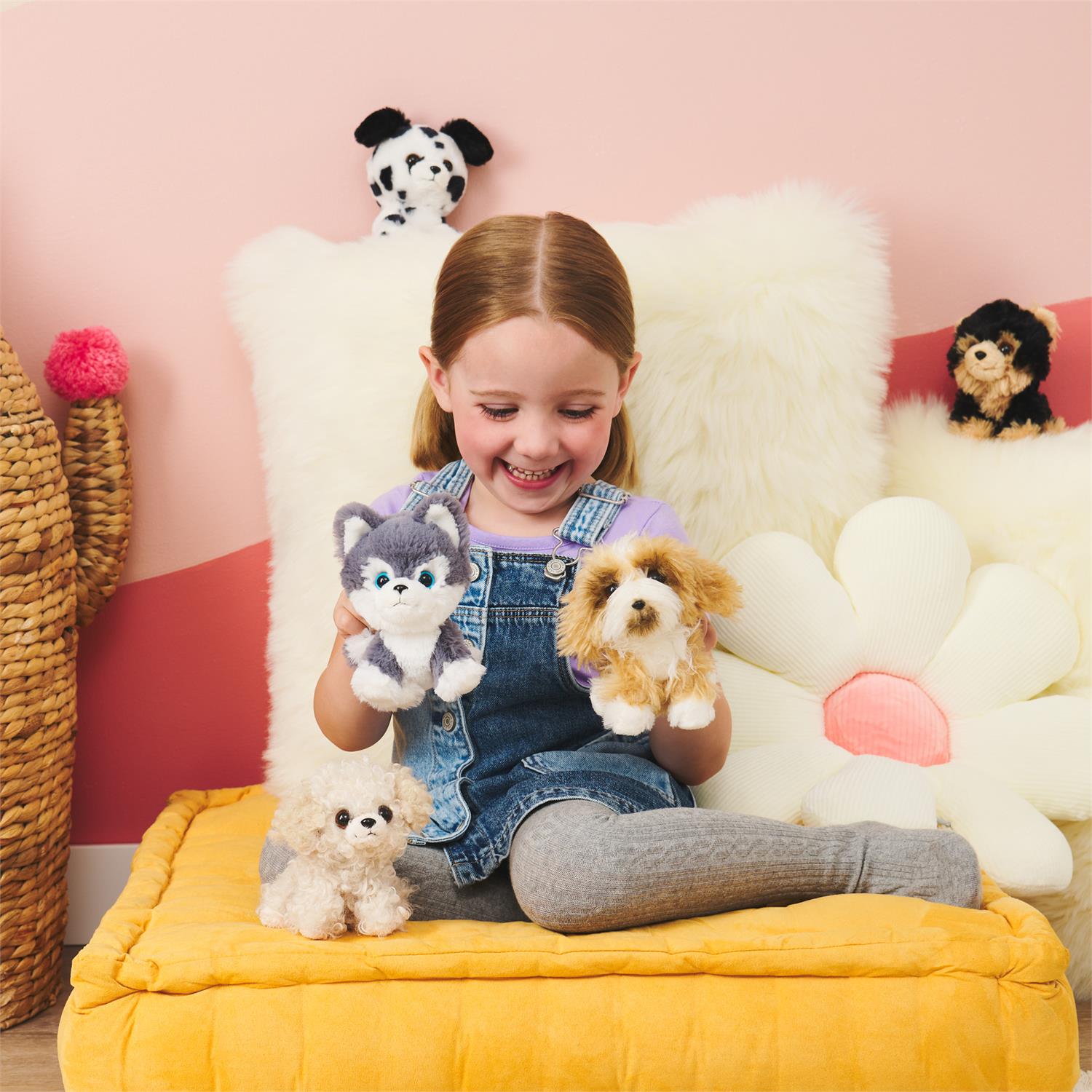 Plush Boo & Friends Husky Banner 5" by Homeportonline