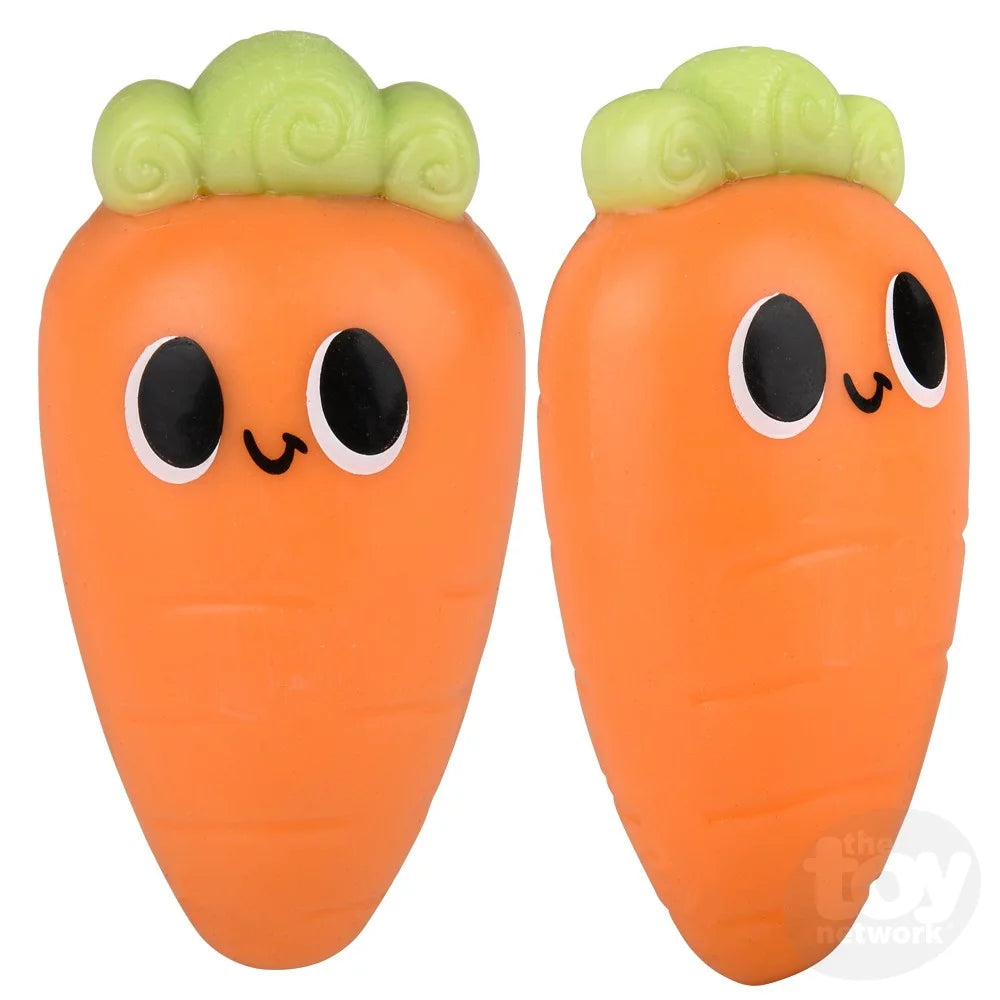 Easter Squish & Stretch Carrot 3.5" Sold Individually by Homeportonline
