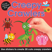 First Sticker Art Creepy Crawlies Use Stickers to