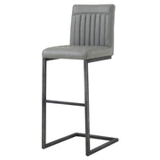 Ronan Polyurethane Bar Stool Antique Graphite Grey by Homeportonline