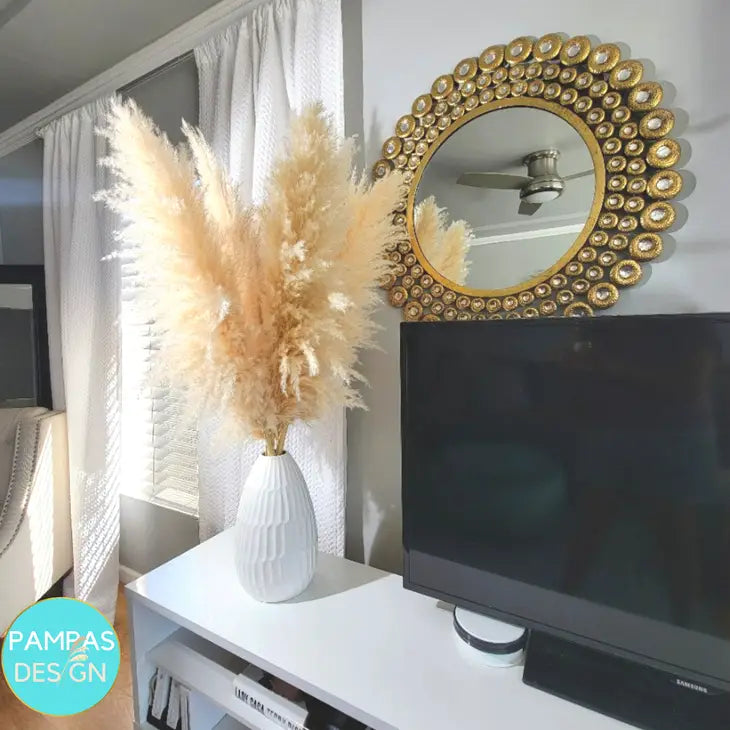 Huge XL Fluffy Pampas Grass - 1 Stem by Wild Lark