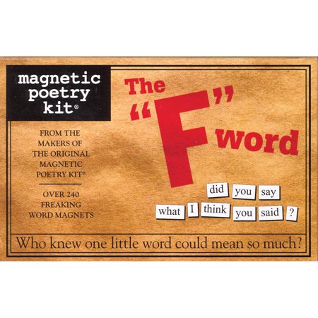 Magnetic Poetry Kit: The  F  Word