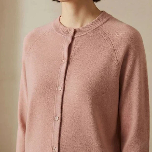 Lumusae Women's Pokhara Dense Knit Cashmere Cardigan