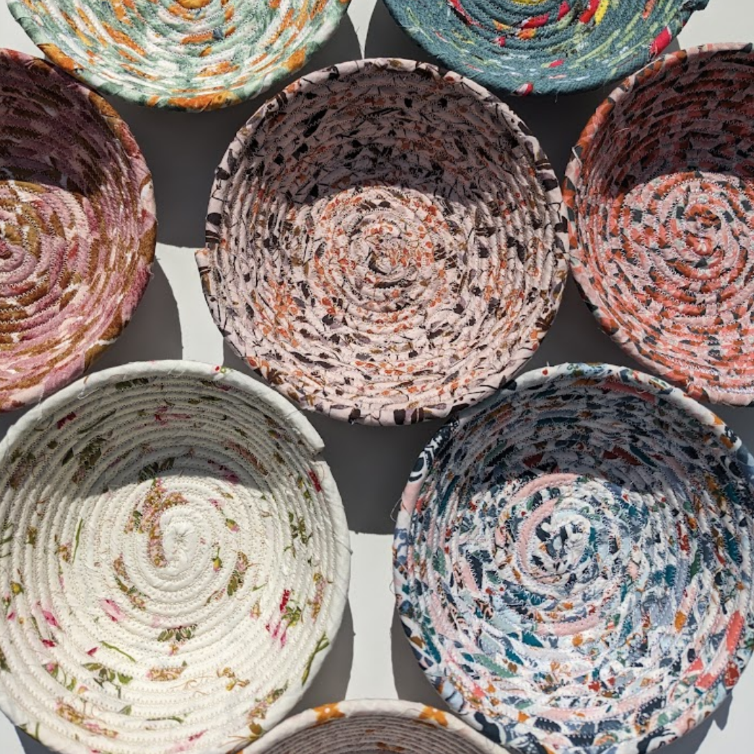 Feathered Berries - Fabric Bowl