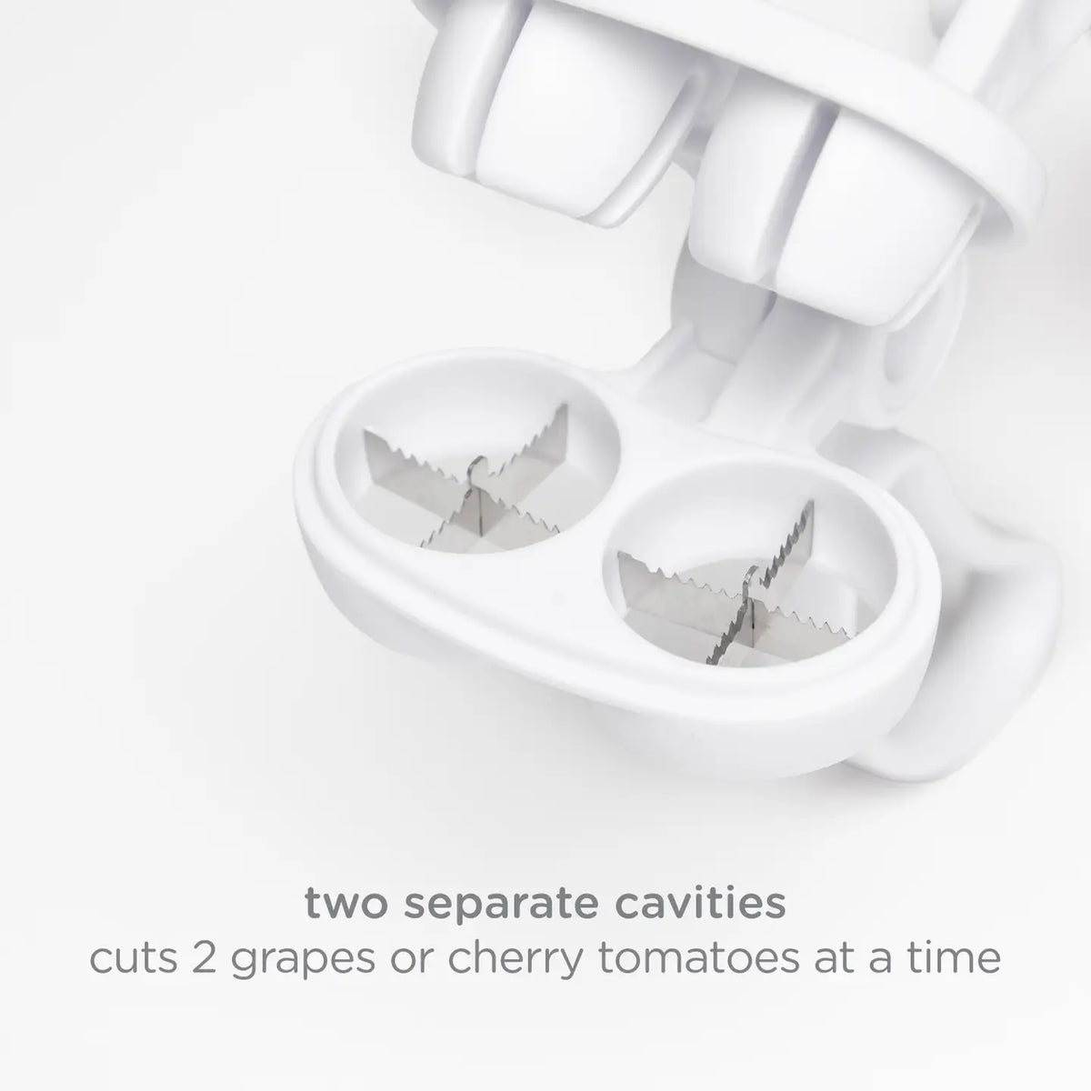 Ubbi Grape & Cherry Tomato Slicer | Toddler-Safe Food Cutter