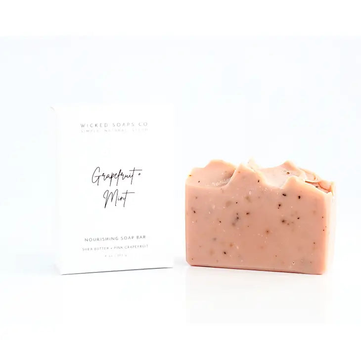 Grapefruit + Mint Nourishing Soap Bar by Wild Lark