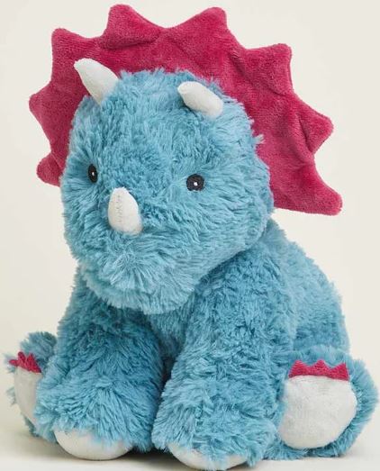 Warmies Dino Triceratops Turquoise & Red by Homeportonline