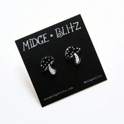 Magical Mushroom Handmade Earrings