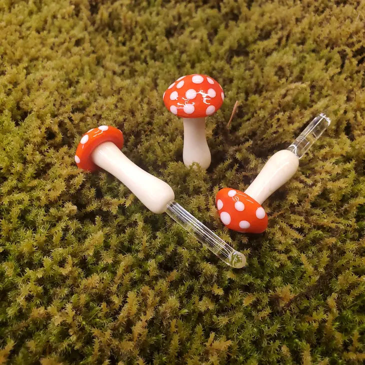 Mushroom Glass Plant Spike