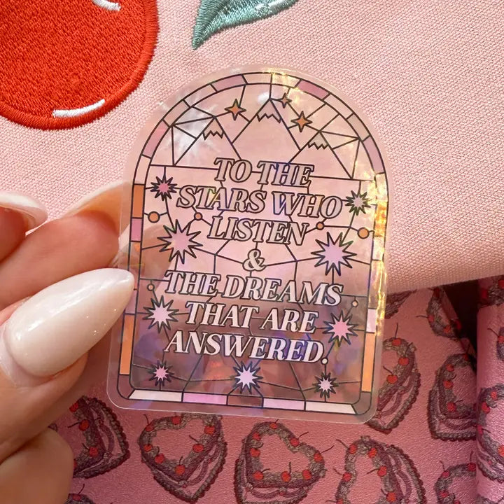 To the Stars Who Listen Acotar Sticker