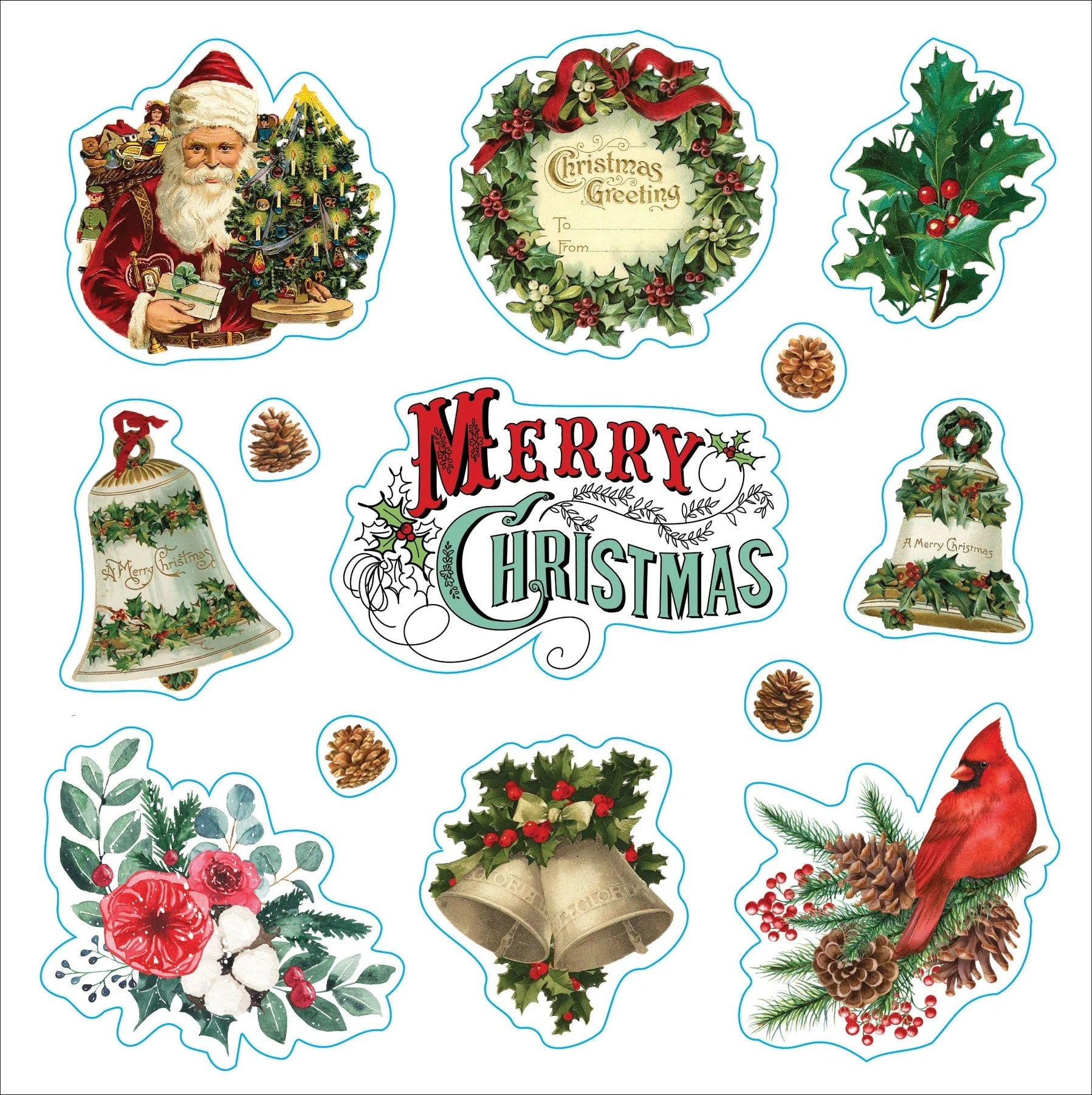 Sticker Book Christmas Merry & Bright! by Homeportonline