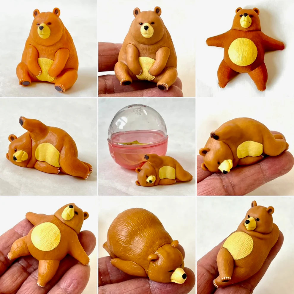 Gashapon Capsule All Ages Kuma Relax Bear (Sold As An Individual Capsule) by Homeportonline