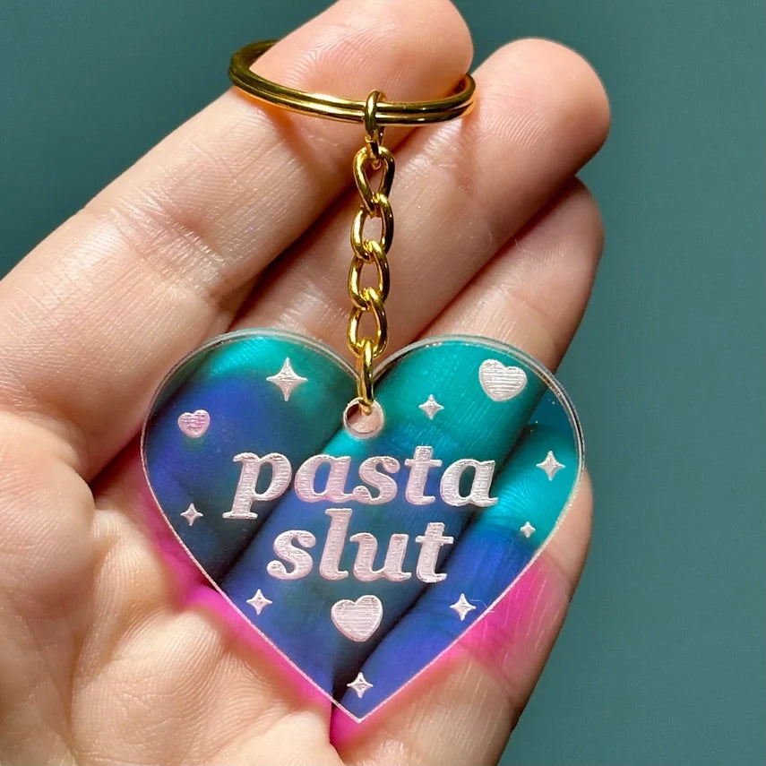 Iridescent Acrylic Keychain