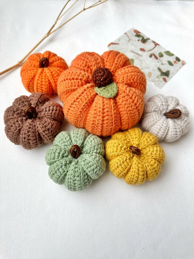 Sale!Handmade Crochet Pumpkins