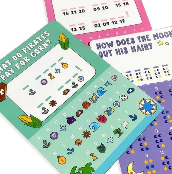 Activity Card Kit Joke Decoder by Homeportonline