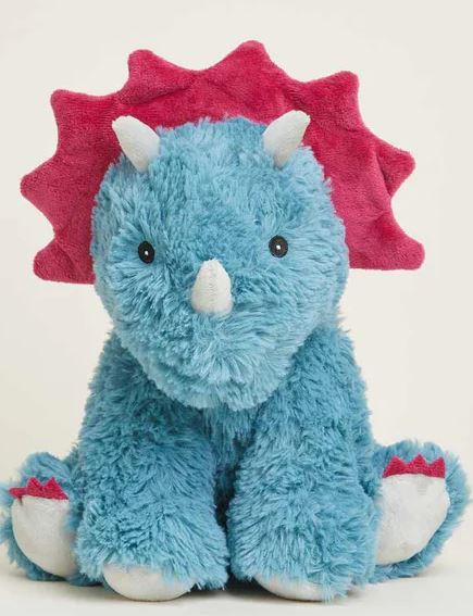 Warmies Dino Triceratops Turquoise & Red by Homeportonline