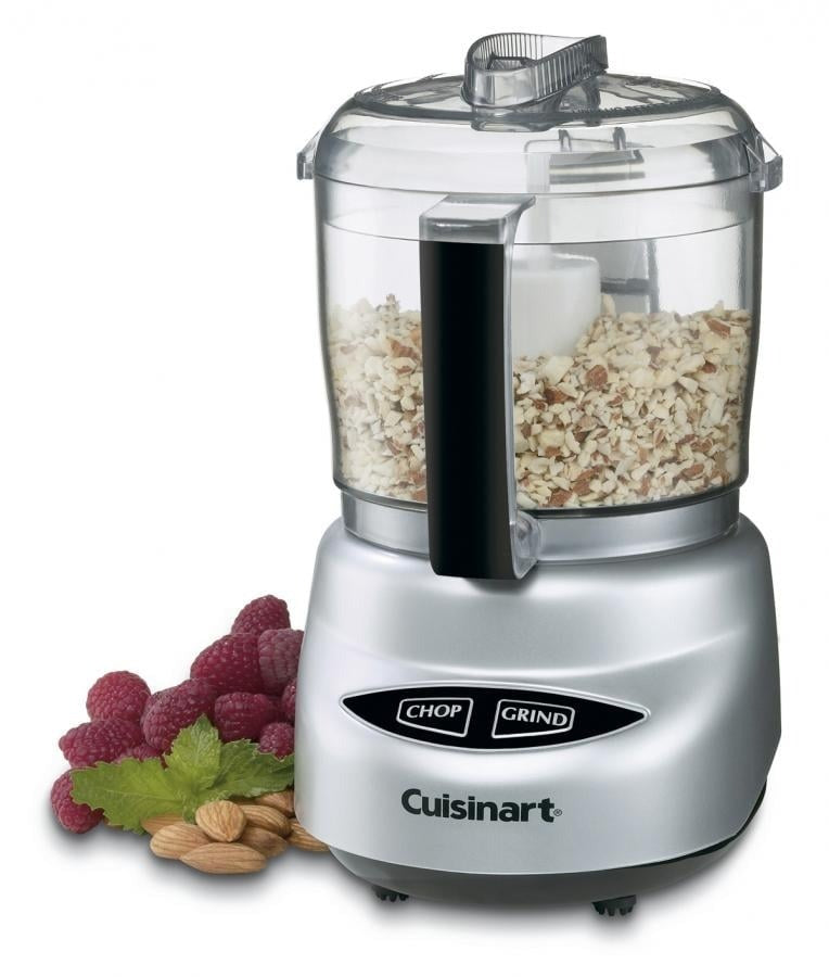 Electric Food Processor - Mini Prep Plus Brushed Chrome & Nickel by Homeportonline