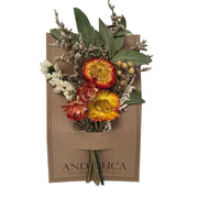 Golden Strawflower Mini Bouquet