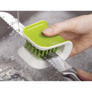 Blade Brush - Knife And Cutlery Cleaning Brush - White And Green by Homeportonline