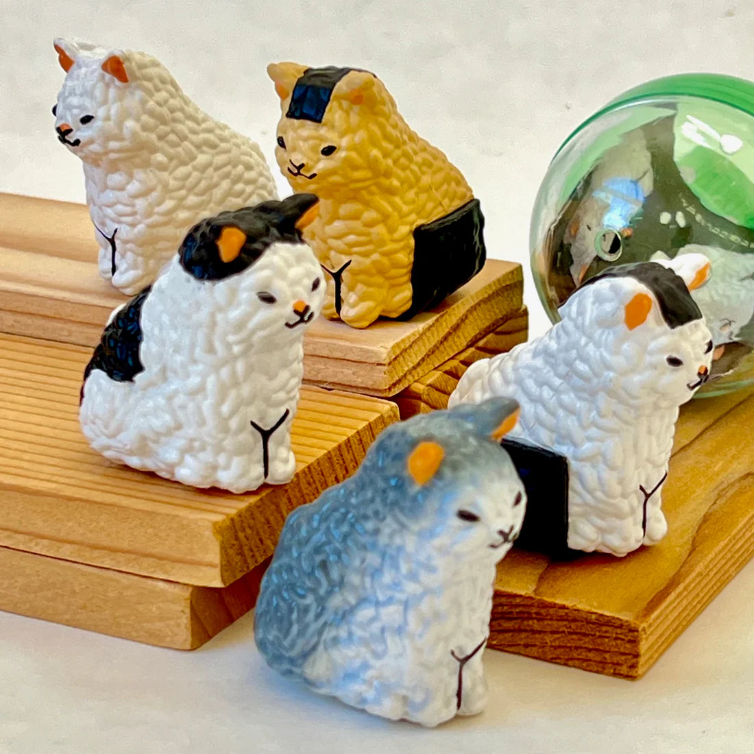 Gashapon Capsule For All Ages Rice Cat (Sold As An Individual Capsule) by Homeportonline