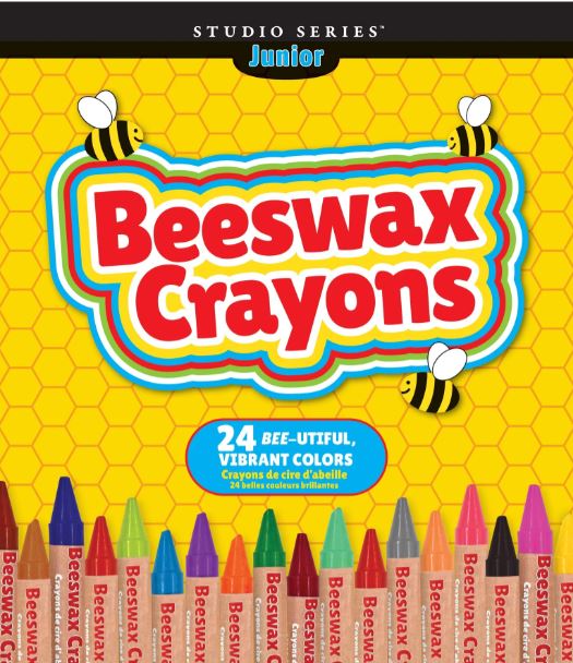 Junior Crayons Beeswax 24 Colors by Homeportonline