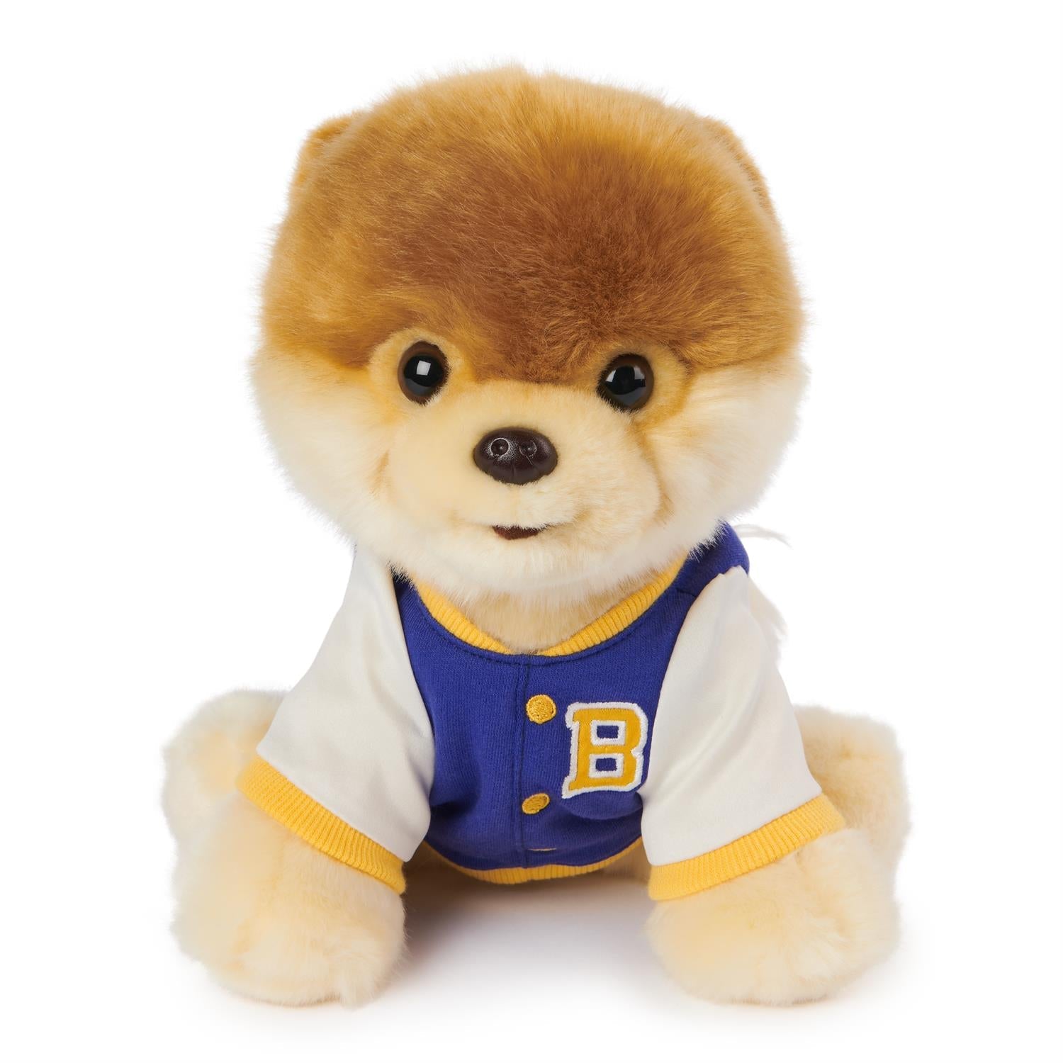 Plush Boo In Varsity Jacket "B" 9" by Homeportonline